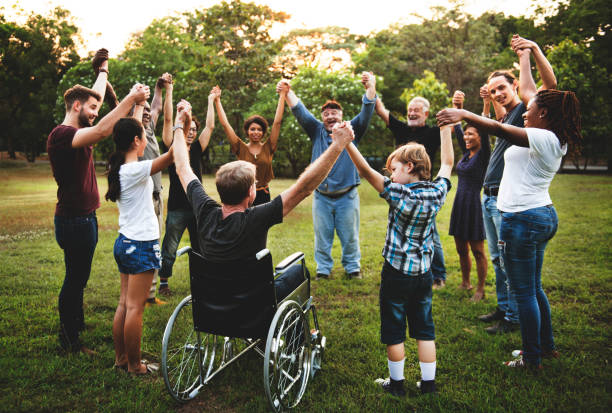 NDIS community participation activities with peers and people without disability for sense of belonging